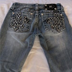 Women’s Miss Me Brand Jeans Light Wash Boot Cut 26 X 29